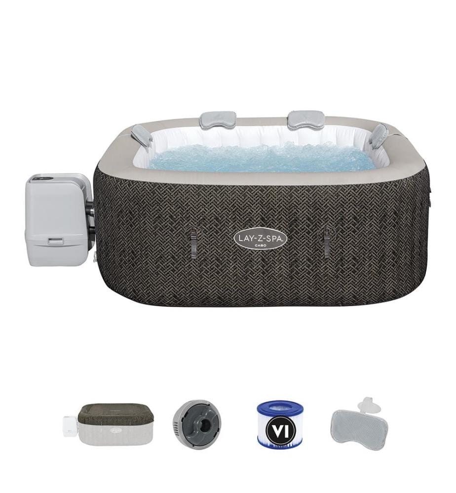 Spa Gonflable Lay-Z-Spa Cabo - Gris