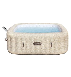 Vasca Idromassaggio Lay-Z-Spa Rome Air Jet con Controllo via App 201x201x71 cm - Beige