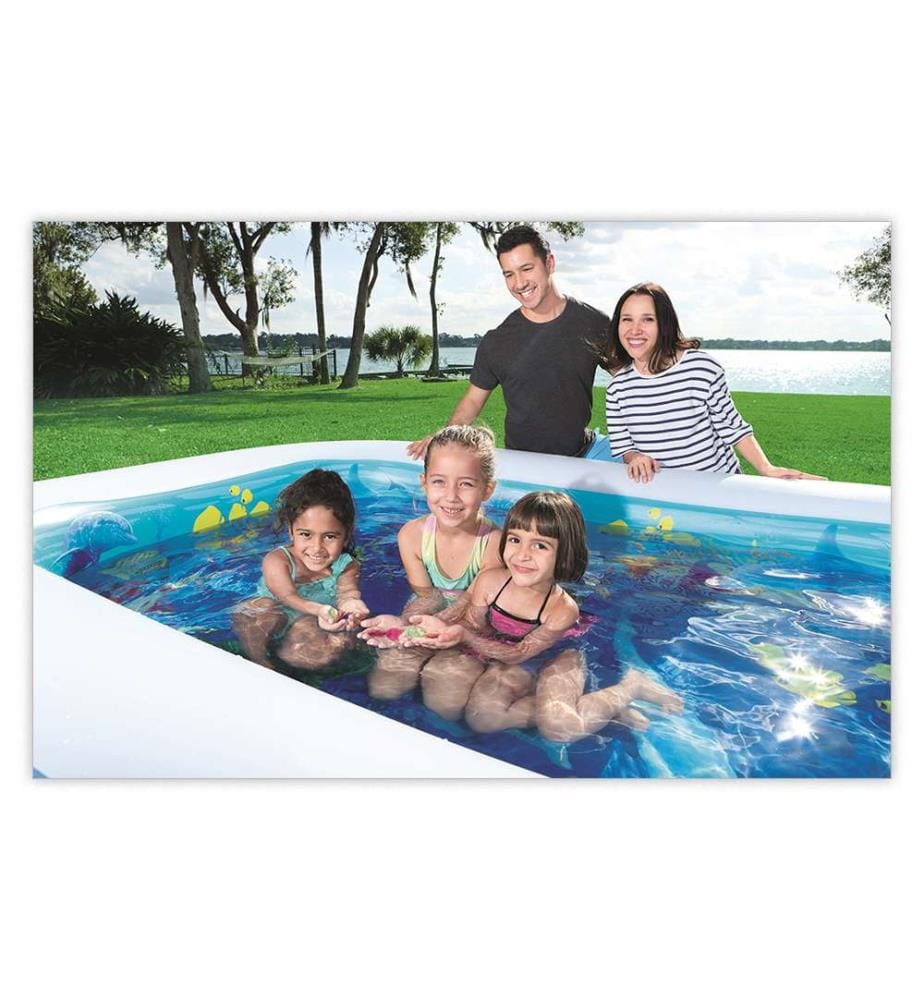BESTWAY - Piscine aventures 3D Undersea Adventure Piscine 262 x 175 x 51cm