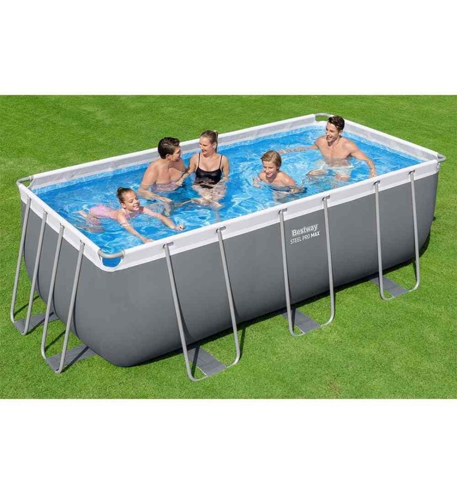Piscine rectangulaire Power Steel 412x201x122cm