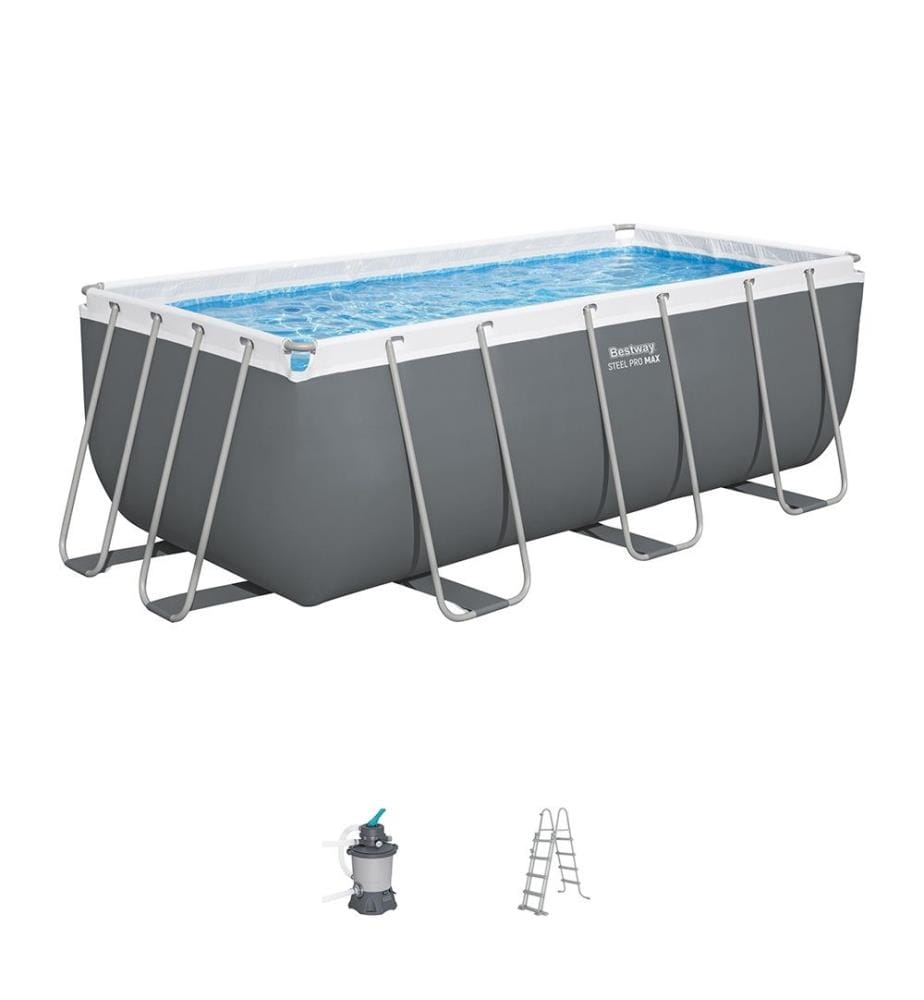 Piscine rectangulaire Power Steel 412x201x122cm