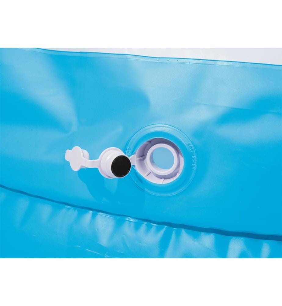 Deluxe Piscine rectangulaire, Bleu 305 x 183 x 56cm
