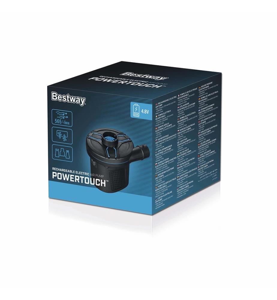 Pompa ad aria ricaricabile Powertouch - Nero Blu