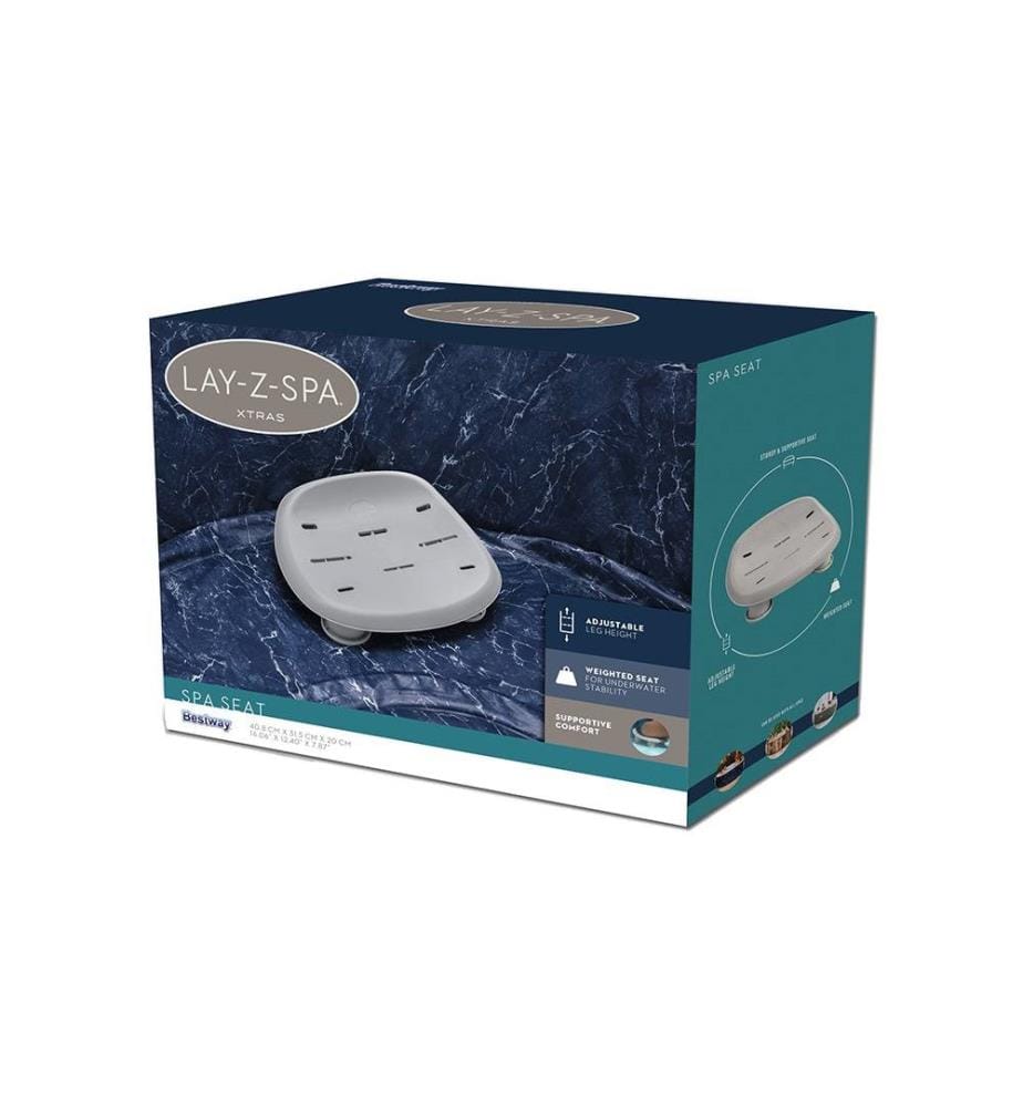 Sedile per Vasca Idromassaggio Lay-Z-Spa Xtras - Grigio