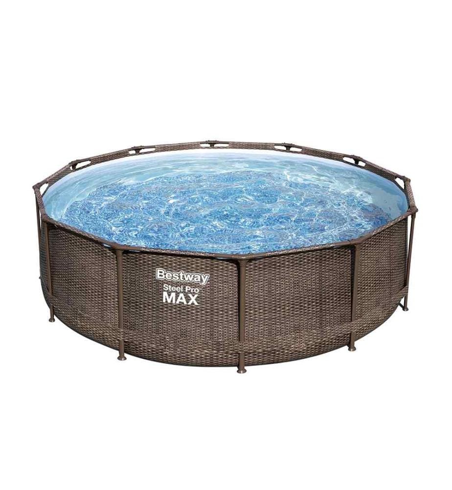 Pool Steel Pro Max Pool Set Deluxe Ø 366 x 100 cm - Braun