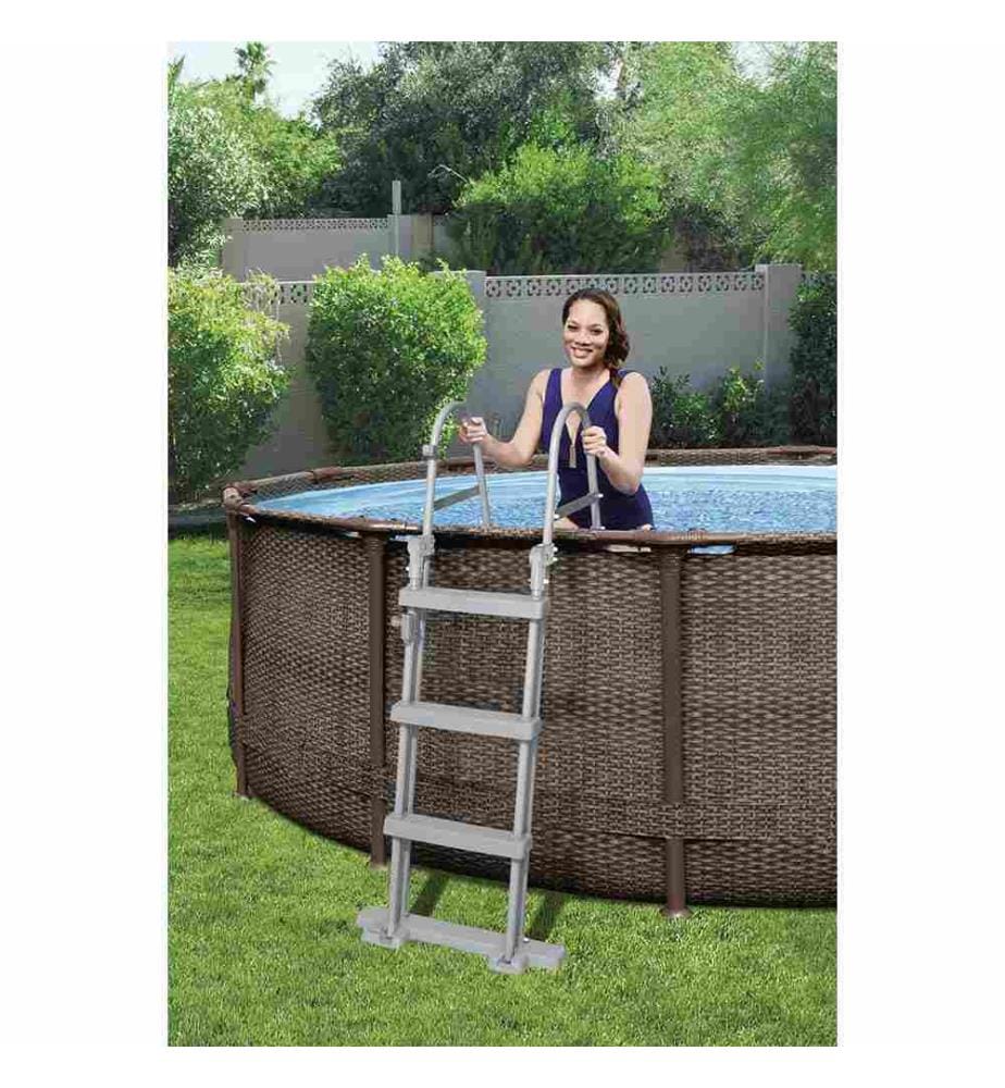 Pool Steel Pro Max Pool Set Deluxe Ø 366 x 100 cm - Braun