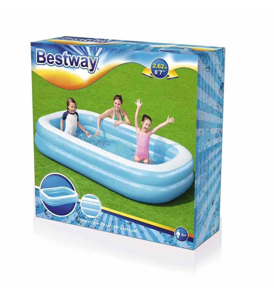 Piscine rectangulaire 262 x 175 x 51 cm