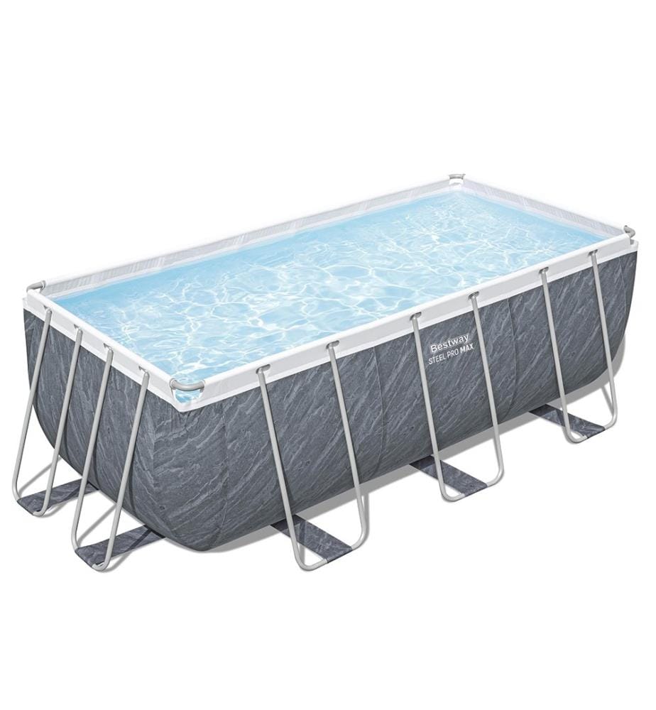 Piscine Rectangulaire Power Frame - Gris