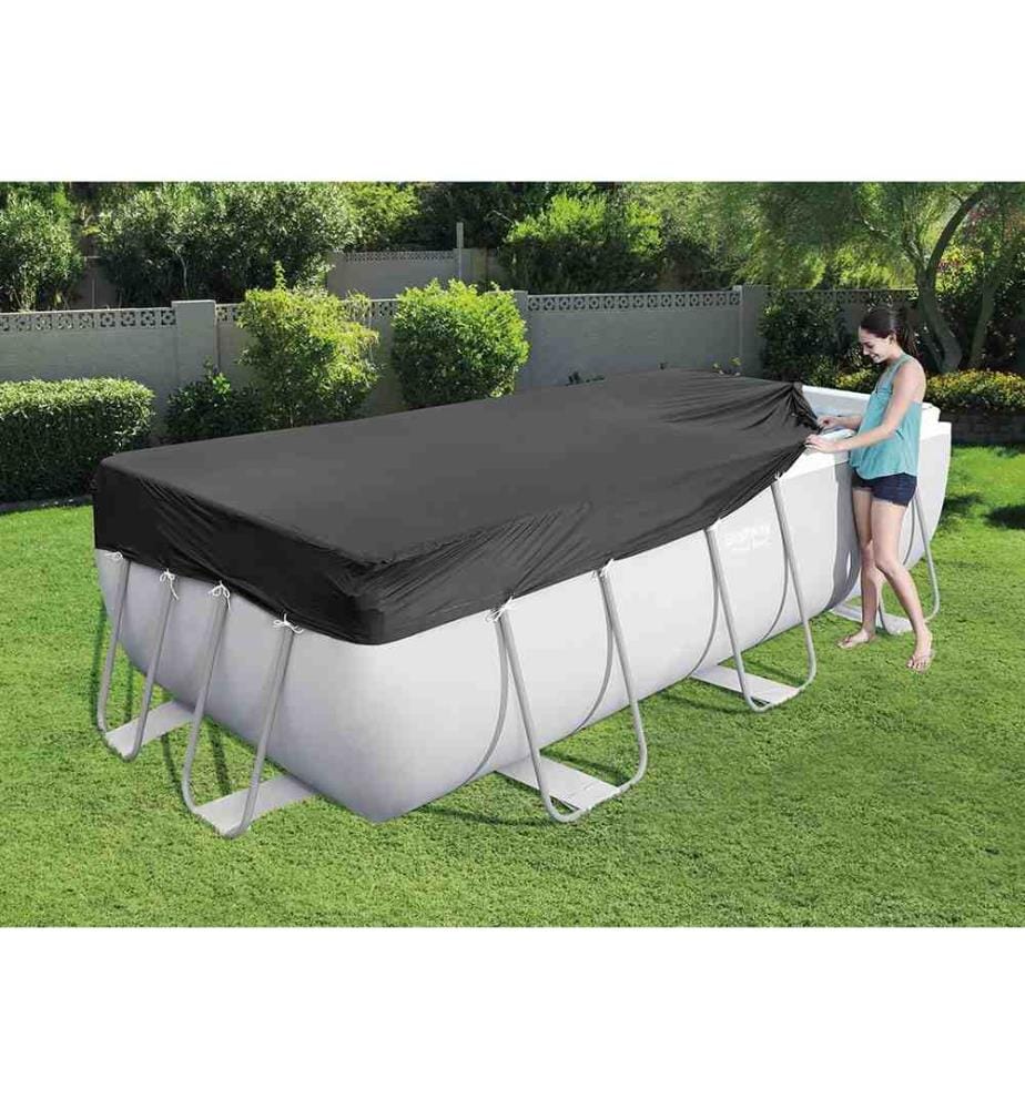 Outdoor Pool Abdeckplane Rechteckig - 404 x 412 cm