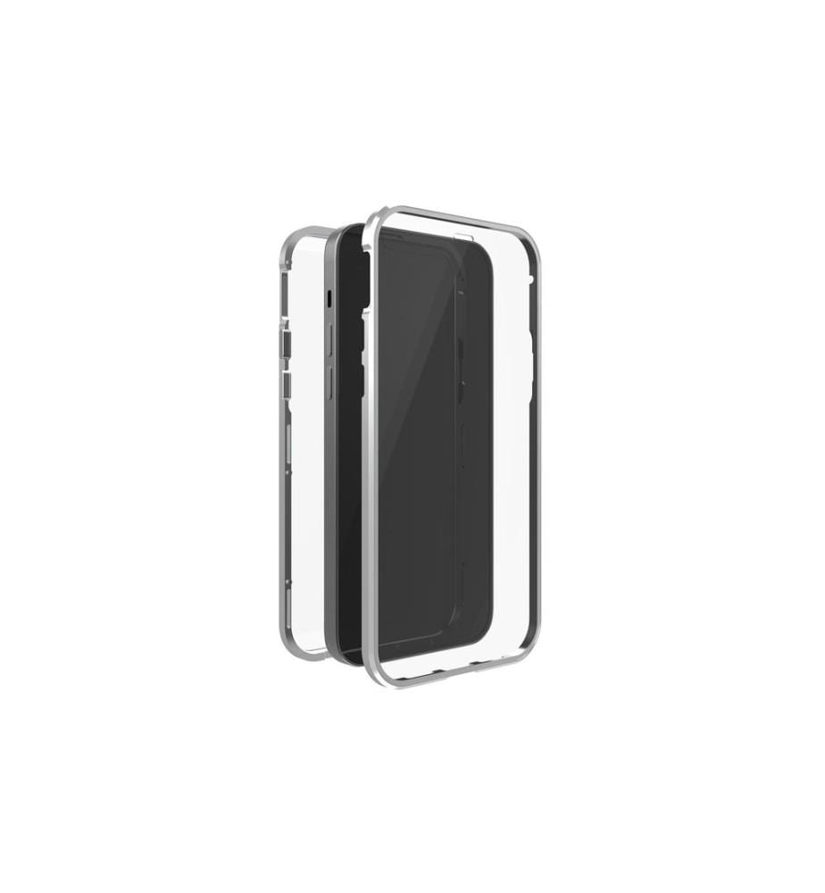 Black Rock - Coque arrière 360° Glass iPhone 14 Plus , argent