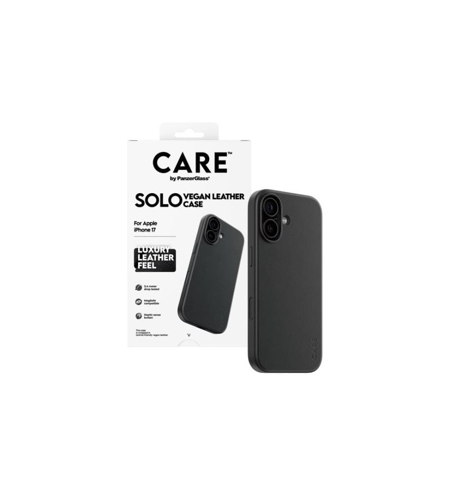 CARE - Coque arrière Solo pour iPhone 17 Noir
