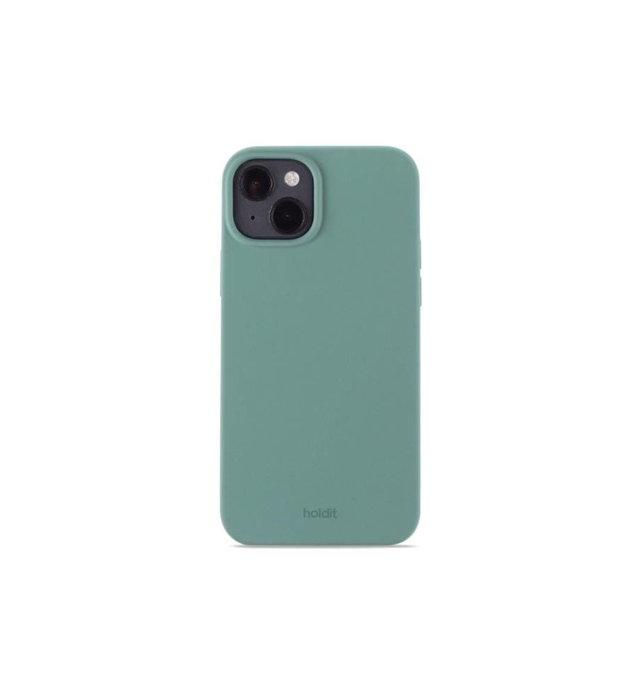 HOLDIT - Coque arrière Silicone iPhone 14 Plus Vert