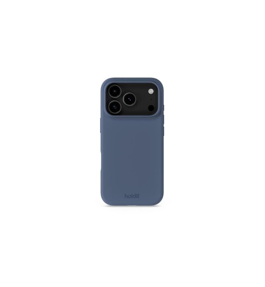 HOLDIT - Coque arrière Silicone iPhone 17 Pro Max Bleu