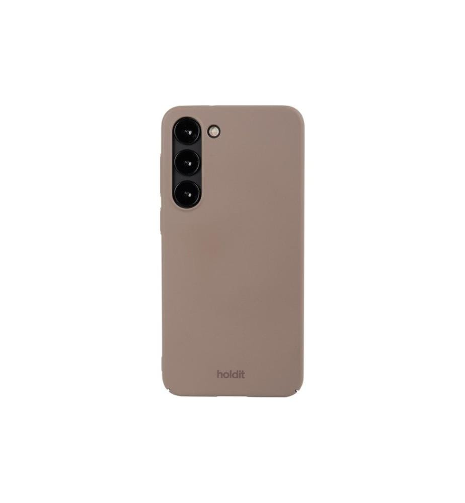 HOLDIT - Coque arrière Silicone Galaxy S24 Marron