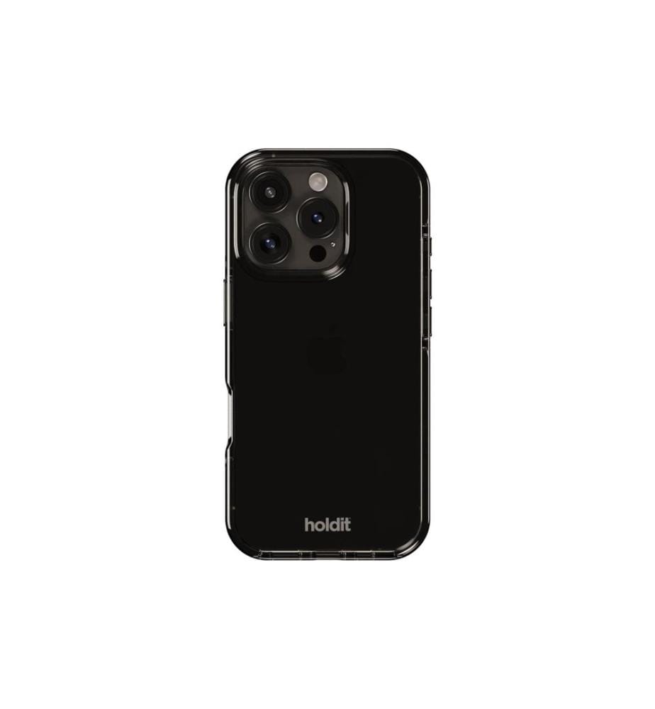 HOLDIT - Coque arrière Seethru iPhone 16 Pro Noir