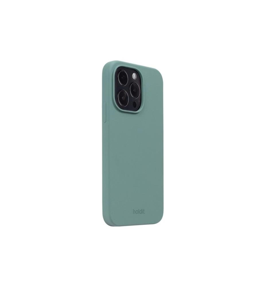 HOLDIT - Coque arrière Silicone iPhone 14 Pro Vert
