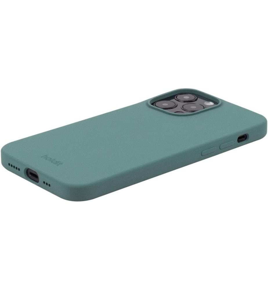 HOLDIT - Coque arrière Silicone iPhone 14 Pro Vert