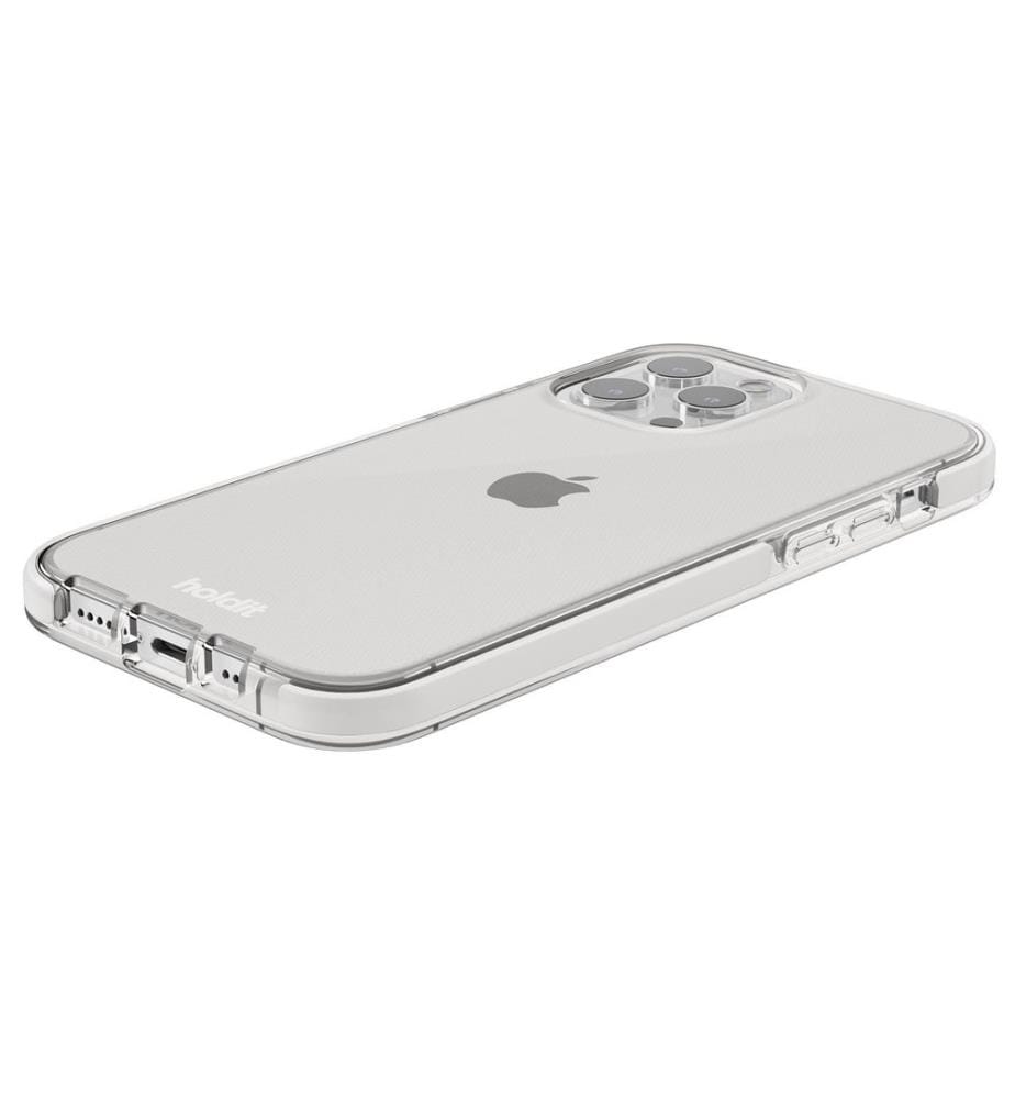 HOLDIT - Coque arrière Seethru iPhone 13 Pro Max Blanc