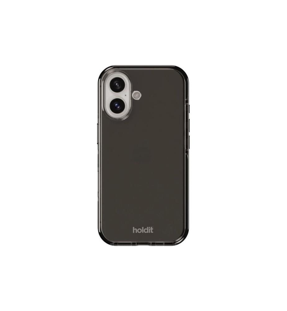 HOLDIT - Coque arrière Seethru iPhone 16 Noir