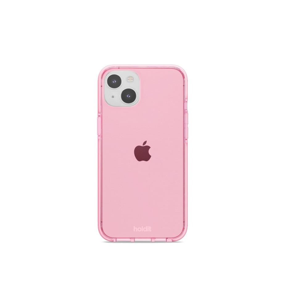 HOLDIT - Coque arrière Seethru iPhone 14 Plus Rose