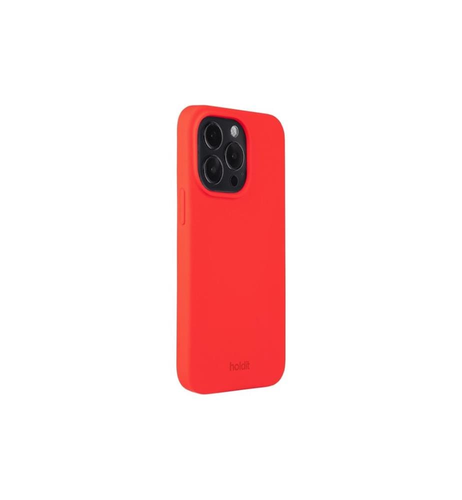 HOLDIT - Coque arrière Silicone iPhone 14 Pro Chili Red