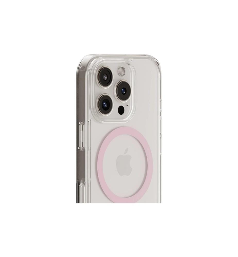 HOLDIT - Coque arrière MagSafe iPhone 16 Pro Max Transparent/Rose