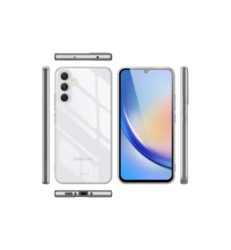 NEVOX - Coque arrière StyleShell Flex Galaxy A35 5G Transparent