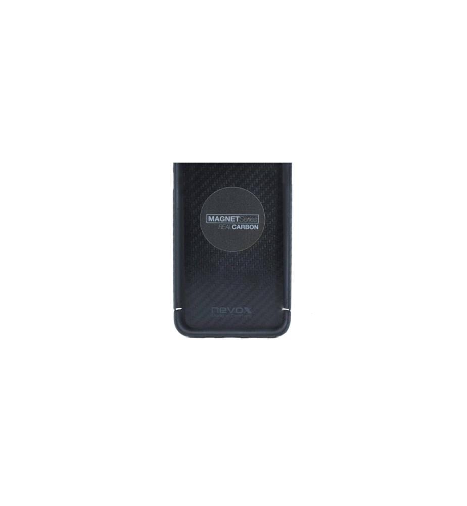 NEVOX - Coque arrière Carbon Magnet Series Galaxy S22