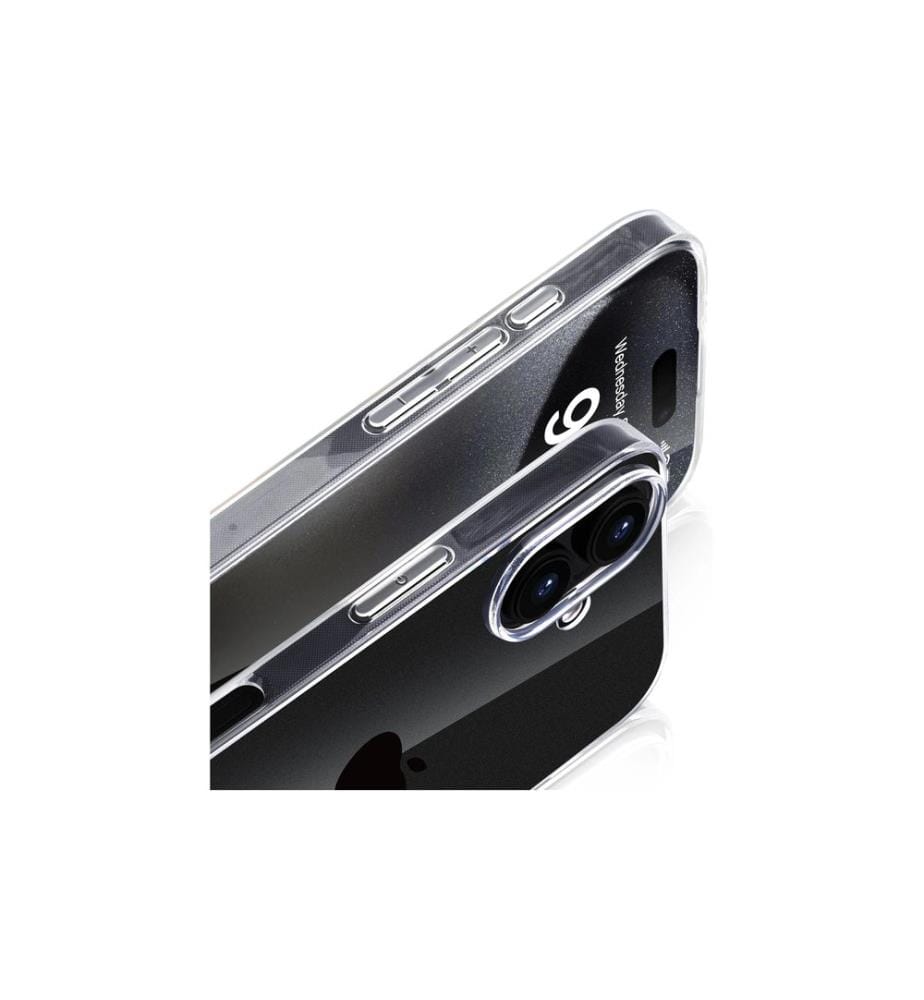 NEVOX - Coque arrière StyleShell Flex iPhone 16 Plus Transparent