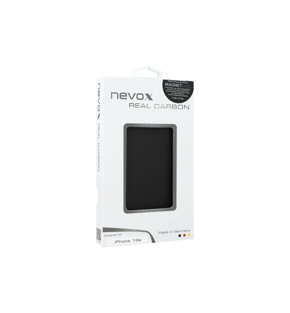 NEVOX - Coque arrière Carbon Series Cover Magsafe iPhone 16e