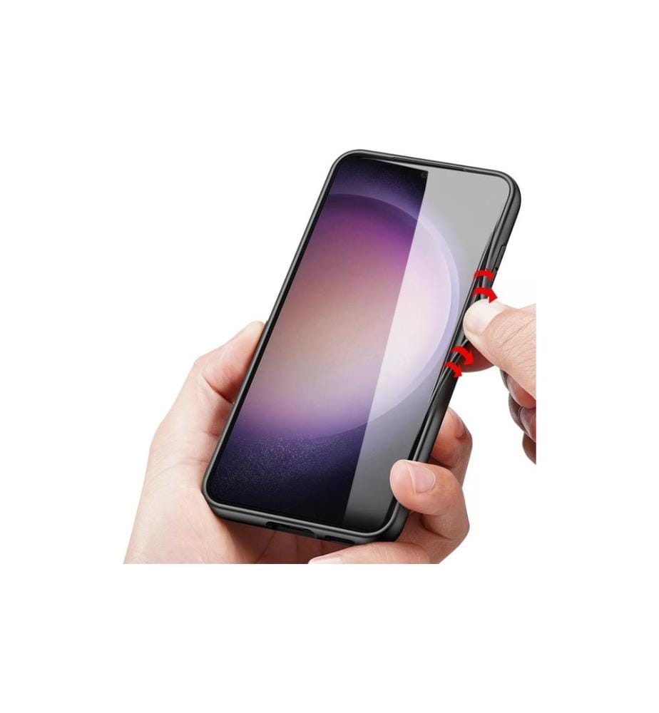 NEVOX - Coque arrière StyleShell Nylo Galaxy S24+ Noir