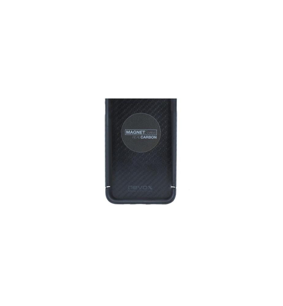 NEVOX - Coque arrière Carbon Magnet Series iPhone 11 Pro