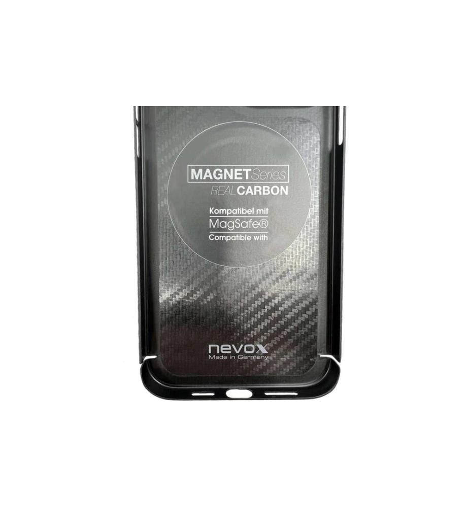 NEVOX - Coque arrière Carbon Series MagSafe iPhone Air Noir