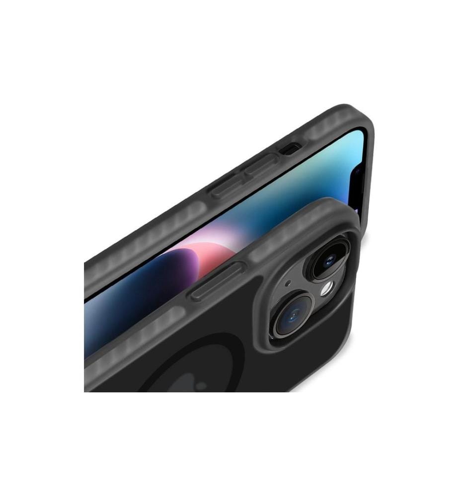 NEVOX - Coque arrière StyleShell Invisio MagSafe iPhone 16 Plus Noir