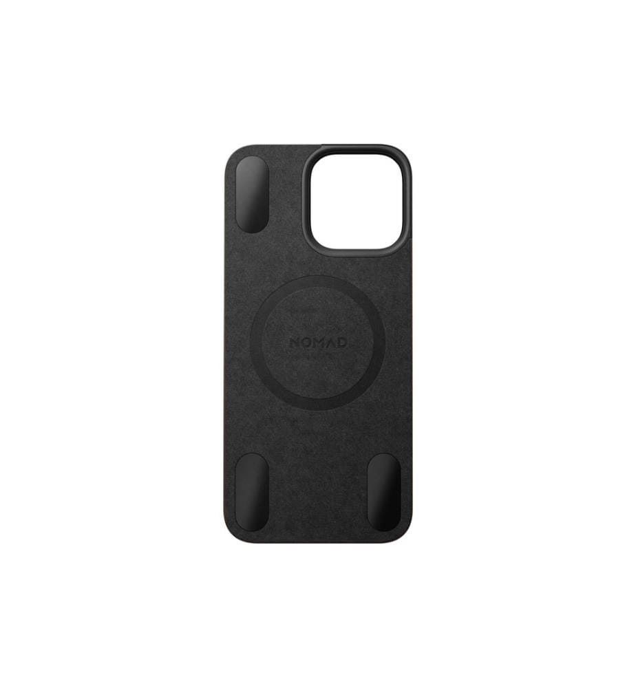 NOMAD - Coque arrière Magnetic Leather iPhone 16 Pro Max Rouille