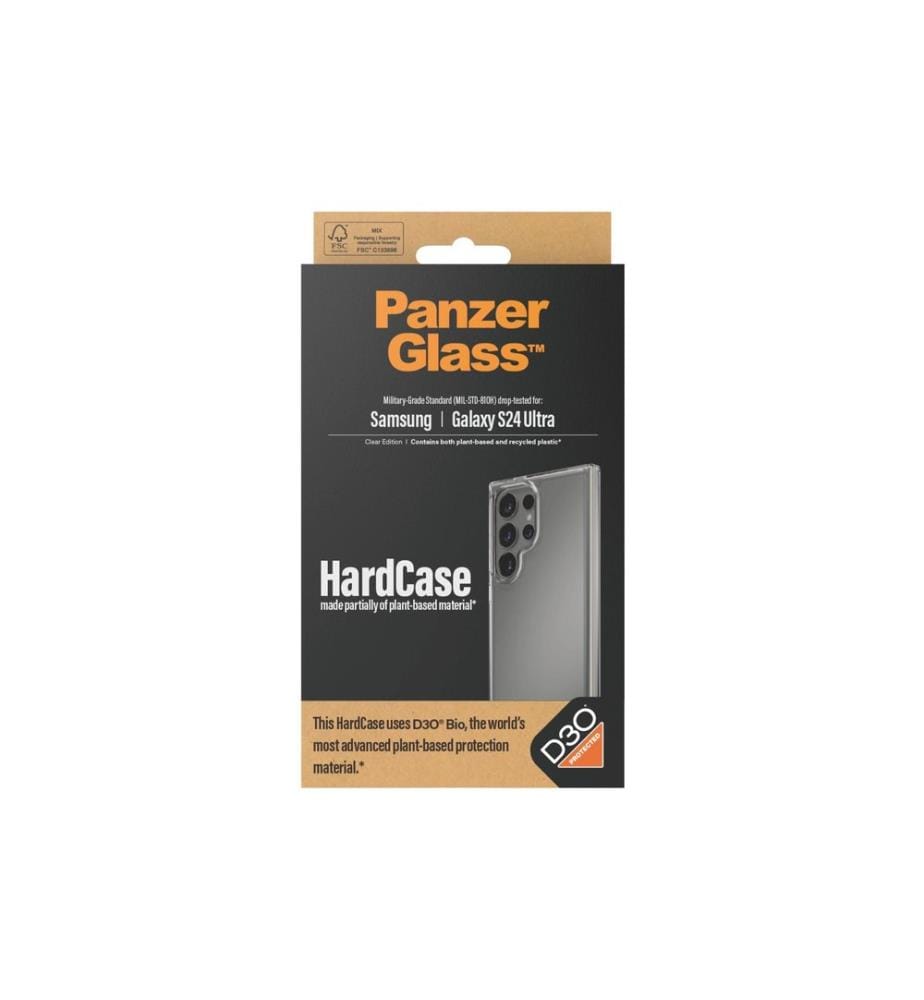 PANZERGLASS - Coque arrière HardCase D3O Galaxy S24 Ultra Transparent