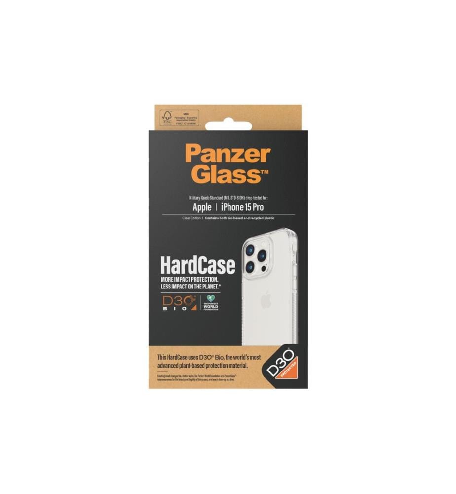 PANZERGLASS - Coque arrière Hard Case iPhone 15 Pro
