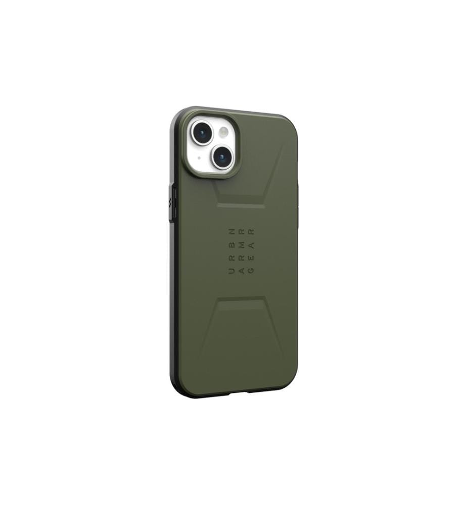 UAG - Coque arrière Civilian Case iPhone 15 Plus Olive