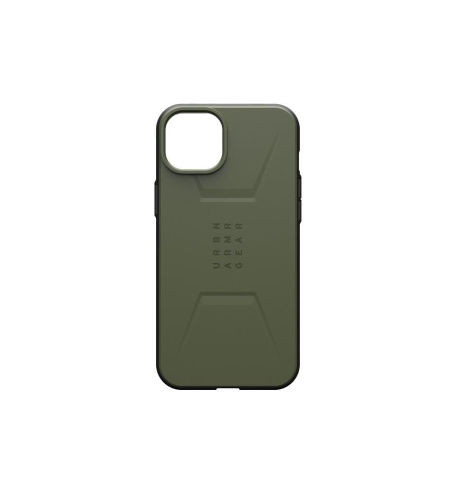 UAG - Coque arrière Civilian Case iPhone 15 Plus Olive
