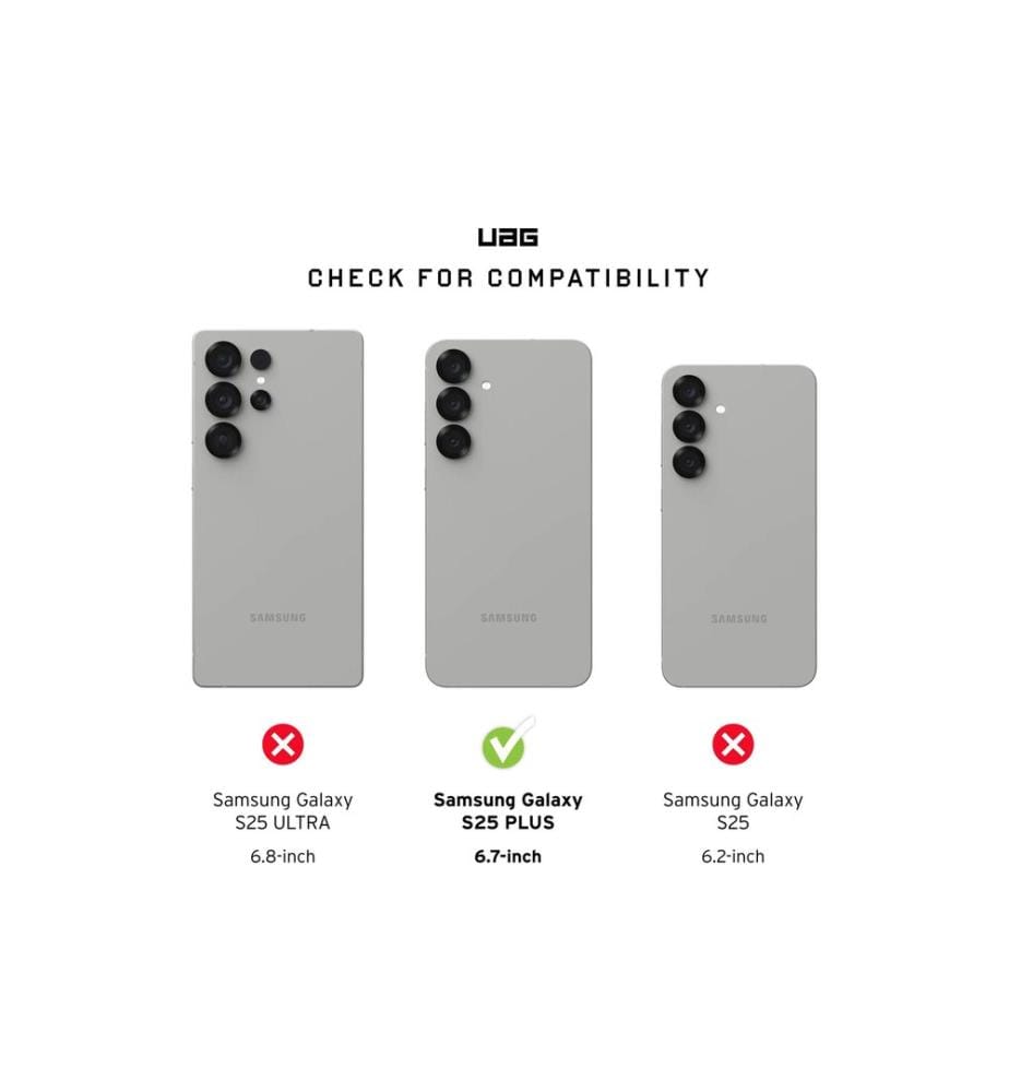 UAG - Coque arrière Civilian Galaxy S25+ Black