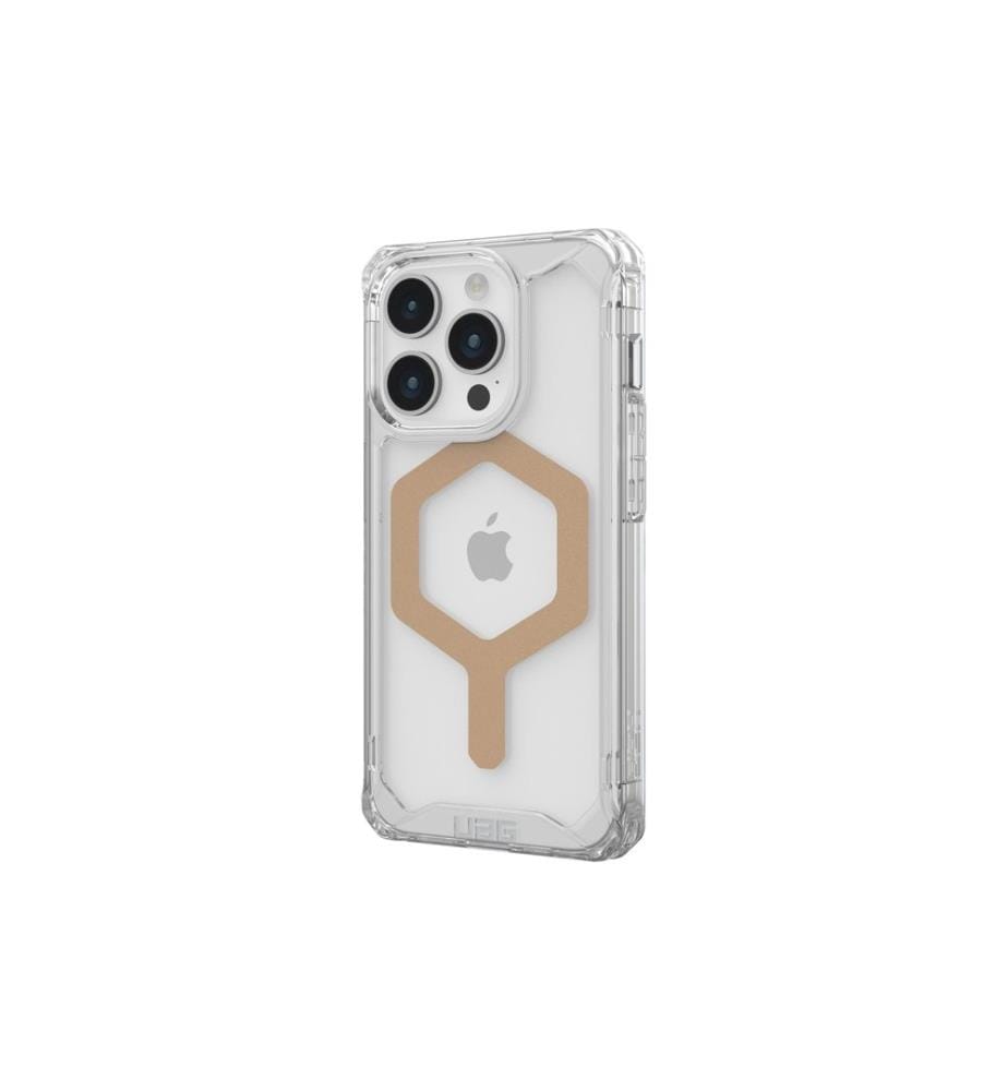 UAG - Coque arrière Plyo MagSafe Apple iPhone 15 Pro Ice/Gold