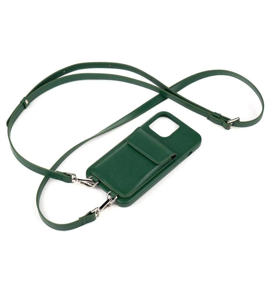 URBANY'S - Necklace Case Handekette+ iPhone 15 Pro Max Racing Green