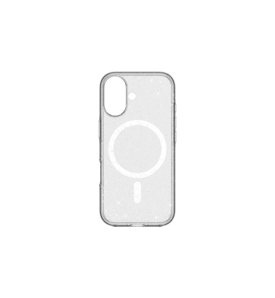 White Diamonds - Coque arrière Mag Glitter Transparent pour iPhone 17