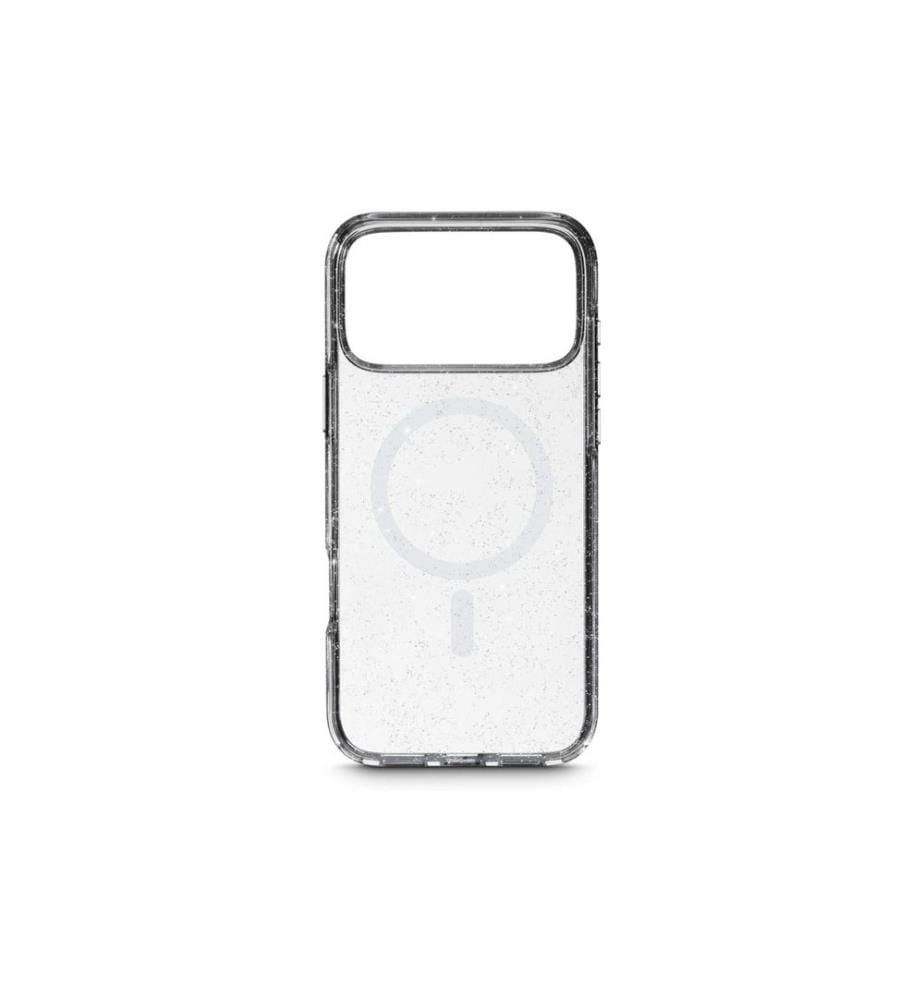 White Diamonds - Coque arrière Mag Glitter Transparent pour iPhone 17 Pro Max