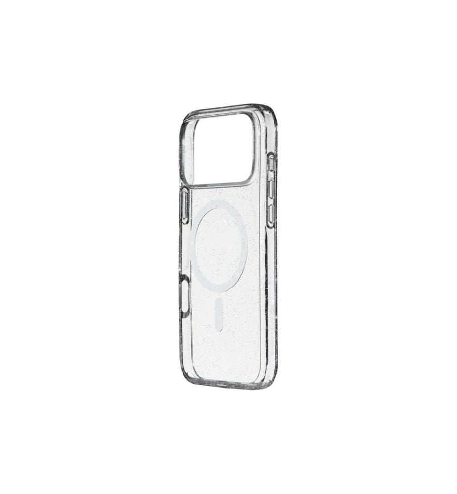 White Diamonds - Coque arrière Mag Glitter Transparent pour iPhone 17 Pro Max