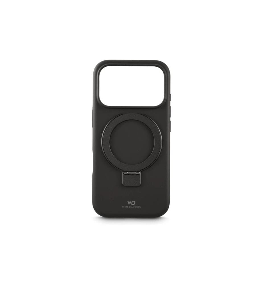 White Diamonds - Coque arrière Mag Urban Stand Case Noir pour iPhone 17 Pro