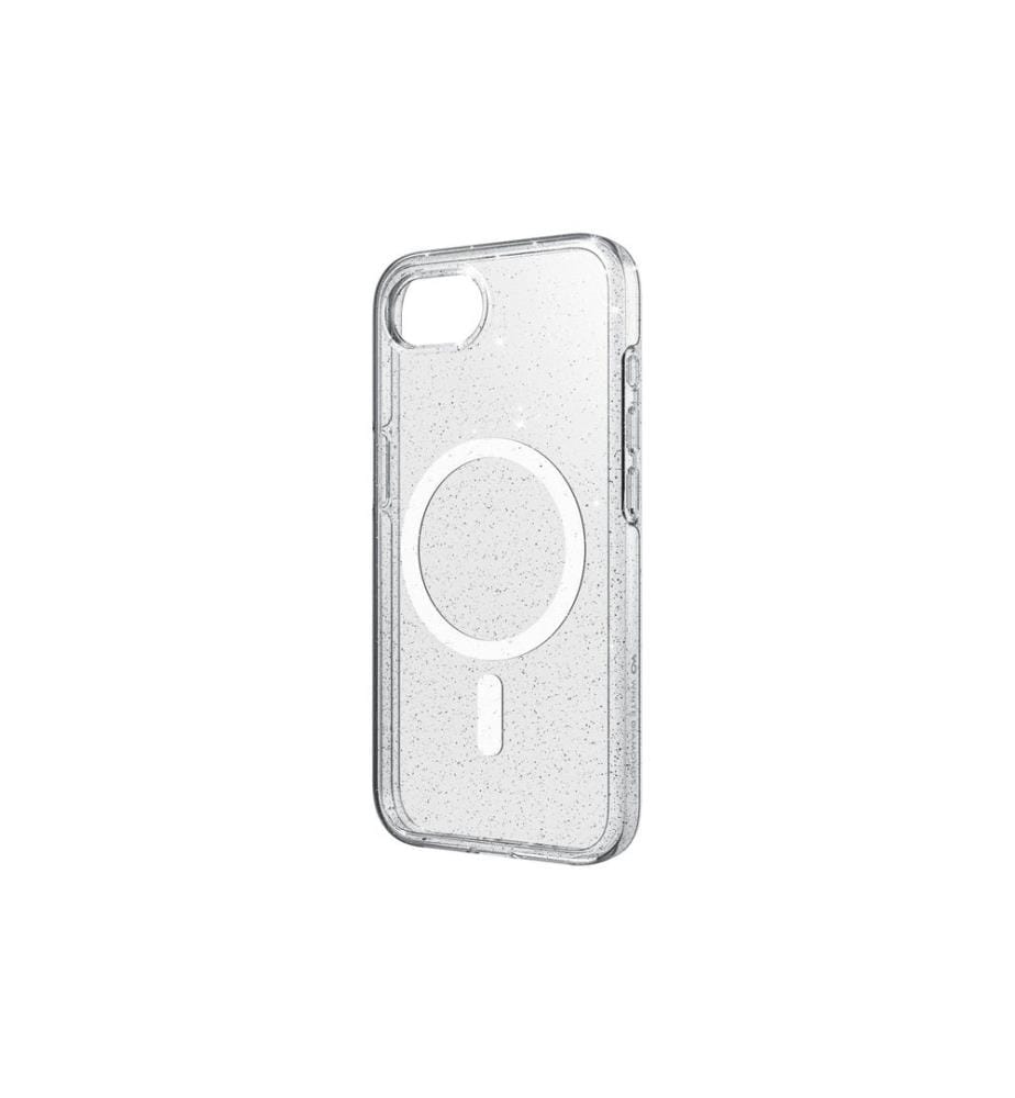 White Diamonds - Coque arrière Mag Glitter Transparent pour iPhone 16e
