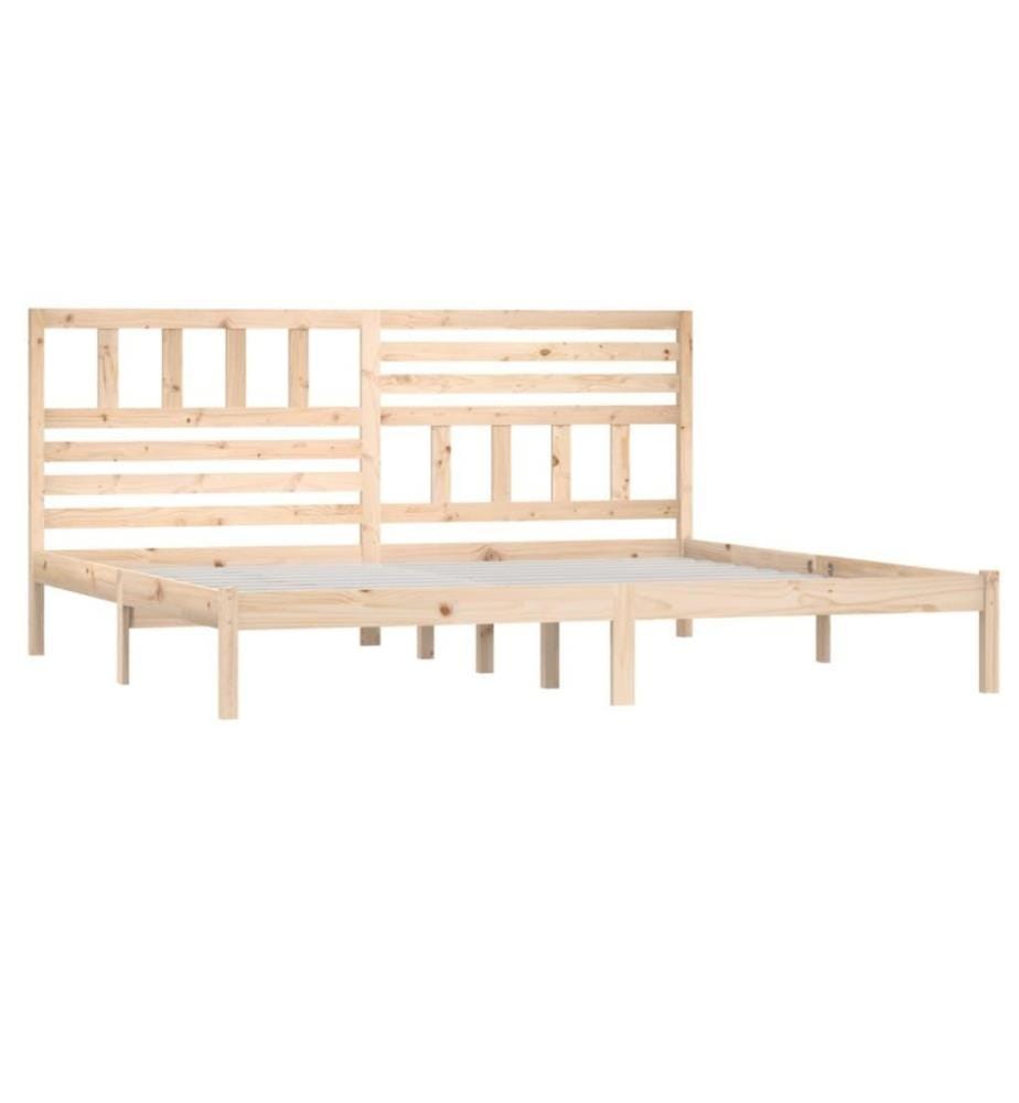Cadre de lit Bois de pin massif 200x200 cm