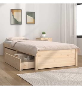 Bett mit Schubladen 100x200 cm