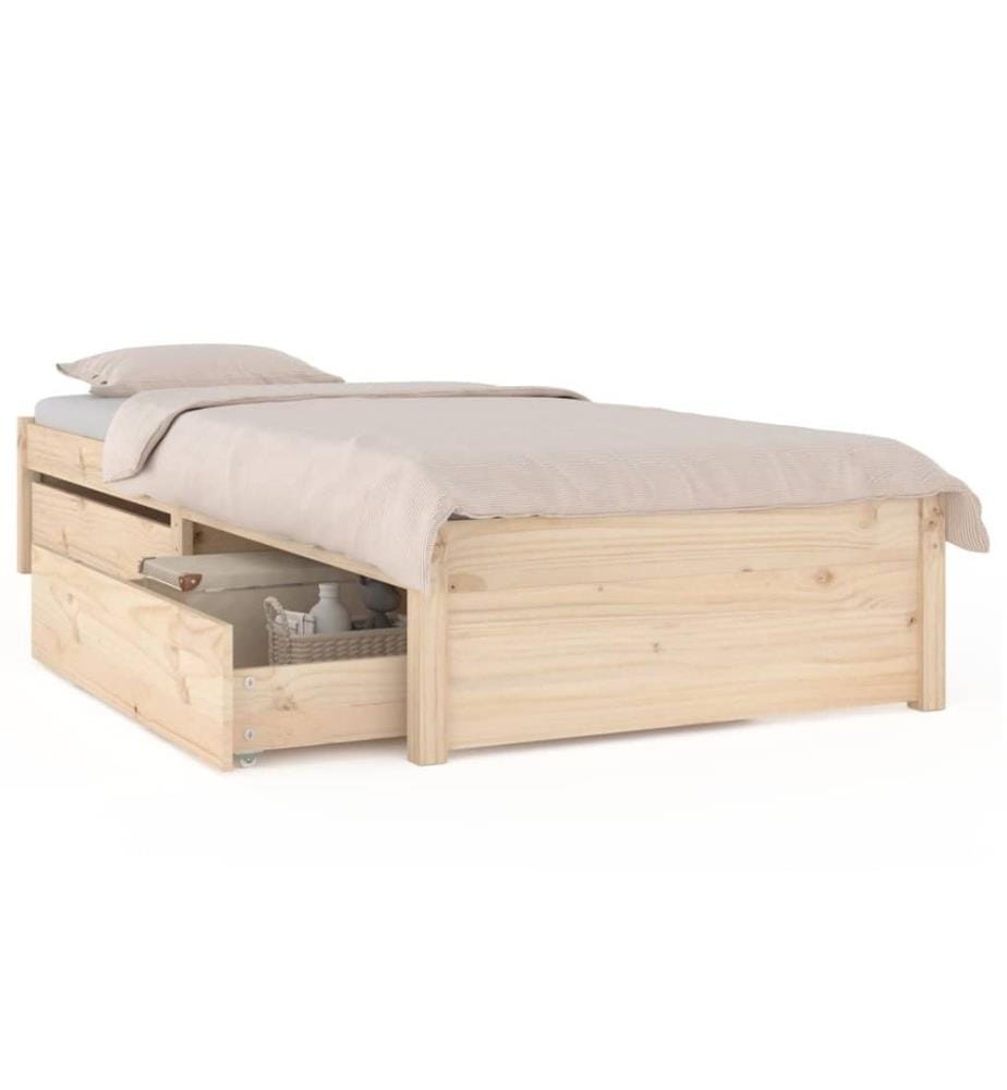 Bett mit Schubladen 100x200 cm
